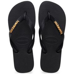 Havaianas Top Logo Metallic 4127244-1069 Black/Black 2