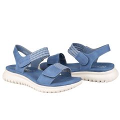 Γυναικεία Ανατομικά Σανδάλια | Amarpies | ABZ26586 | Jeans-37